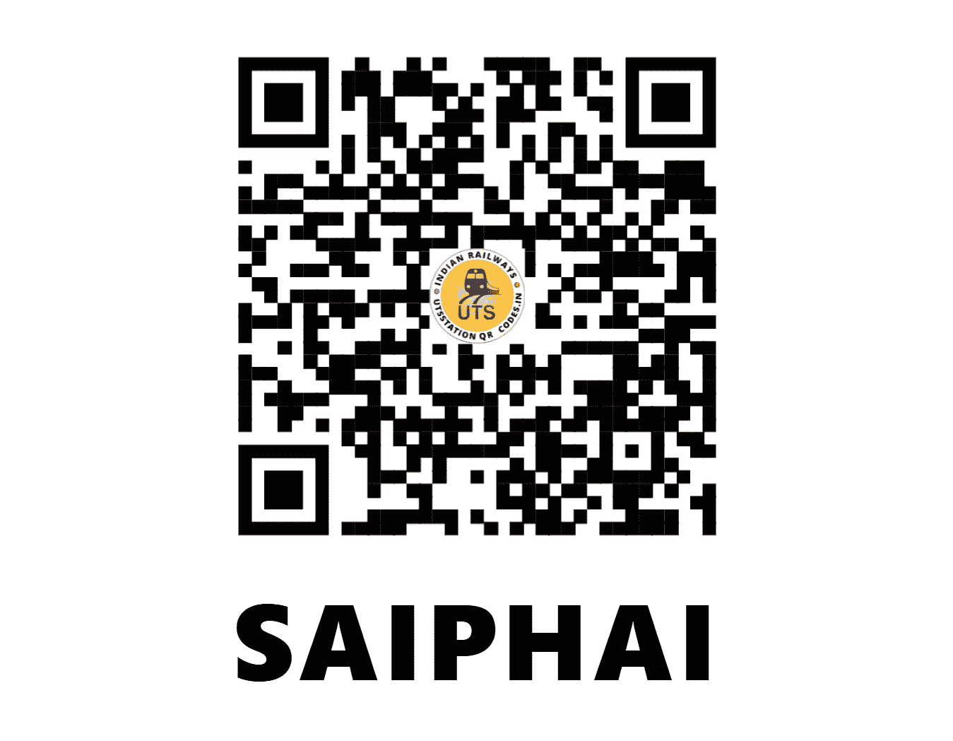 UTS QR Code for SAIPHAI - SIPI (NC - UTTAR PRADESH)